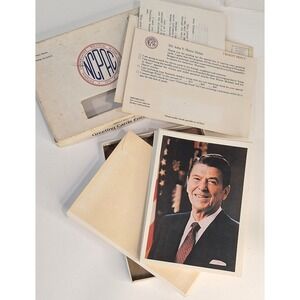 Ronald Reagan Greeting Cards 1975 National Conservative Political Action...
